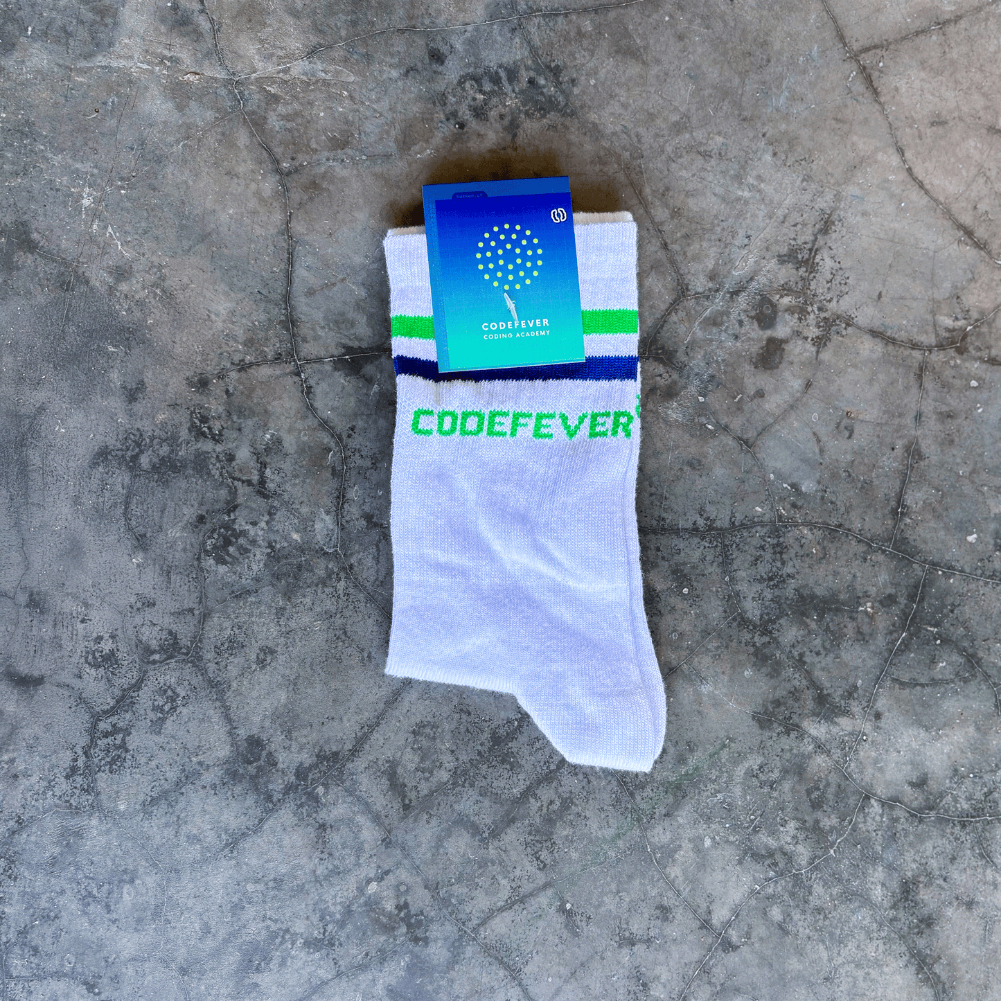 Sokken - Warm feet loading (wit)