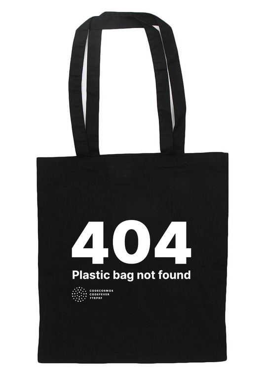 Totebag - 404 Plastic Bag not Found