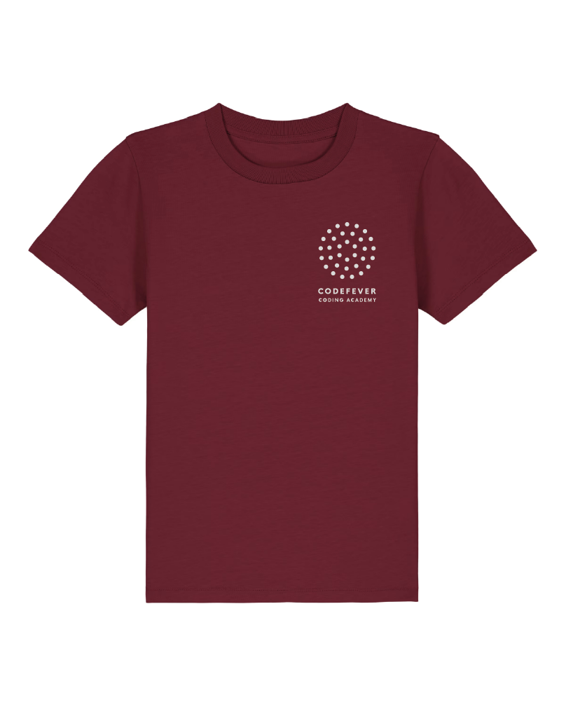 T-shirt - Coding Kitten (bordeaux)