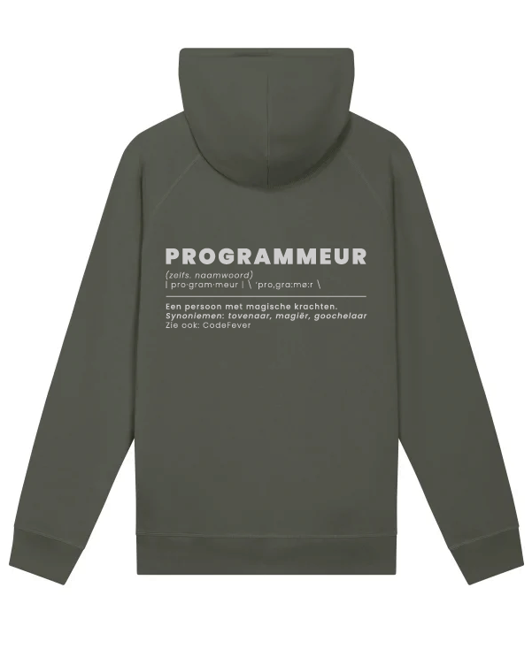Hoodie - Programmeur (kaki)
