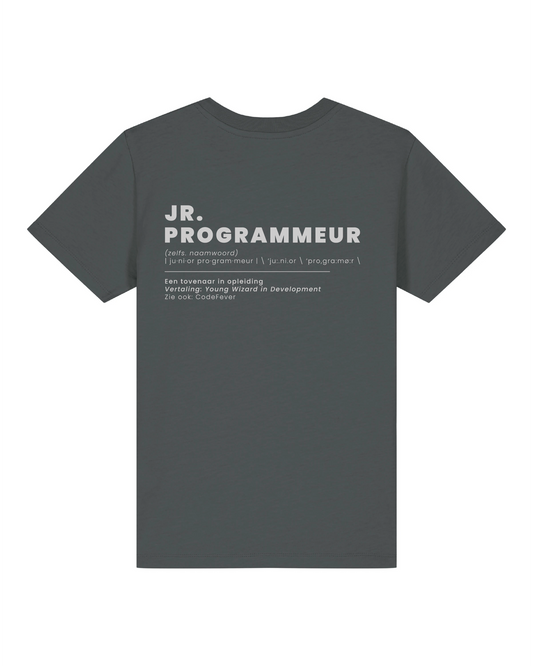 T-shirt - Junior Programmeur (antraciet)