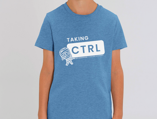 T-shirt - CodeFever Taking Control (lichtblauw)