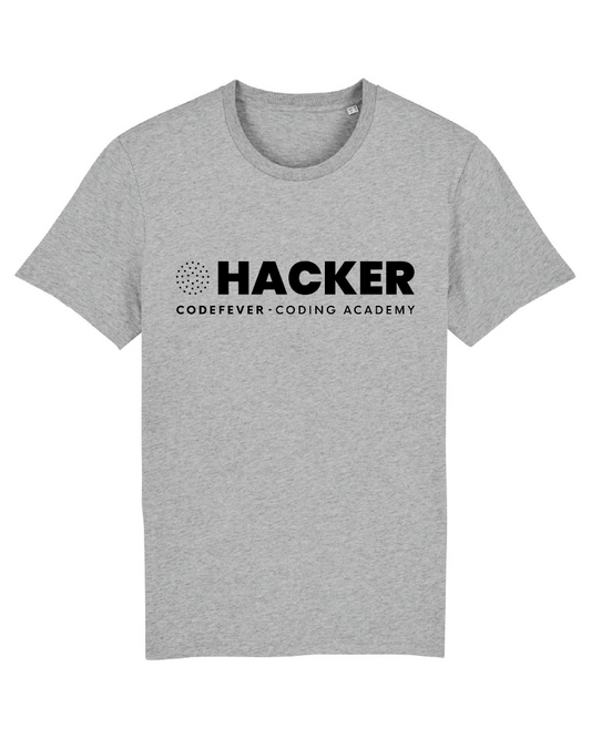 T-shirt – Hacker (lichtgrijs)
