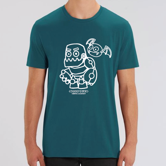 T-shirt – Robo & Kris (lichtblauw)